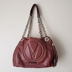 VALENTINO LUISA SAUVAGE CHAIN PURSE 🤎